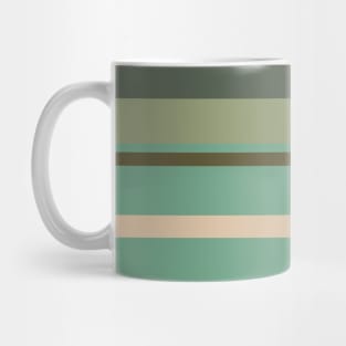 A sensational package of Soldier Green, Beige, Artichoke, Oxley and Gunmetal stripes. Mug